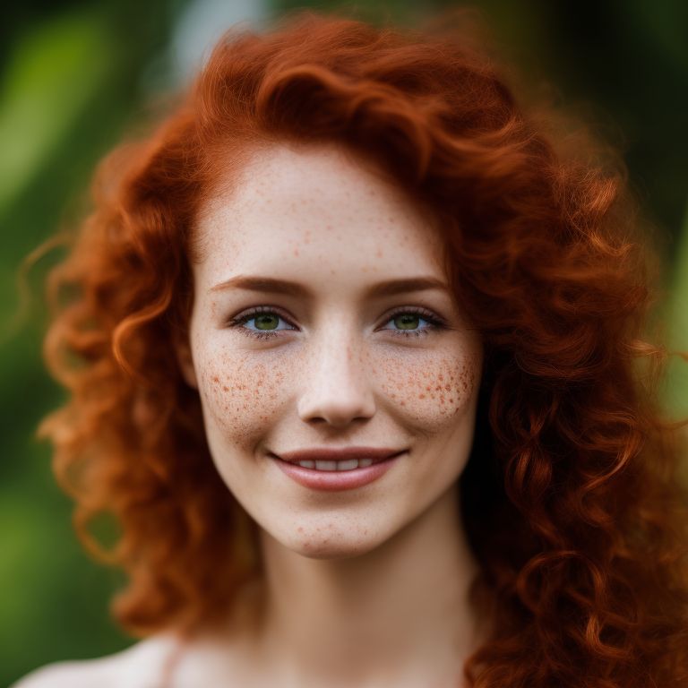 flashy-owl386: Poison Ivy, red long curly hair, young, skinny, evil ...