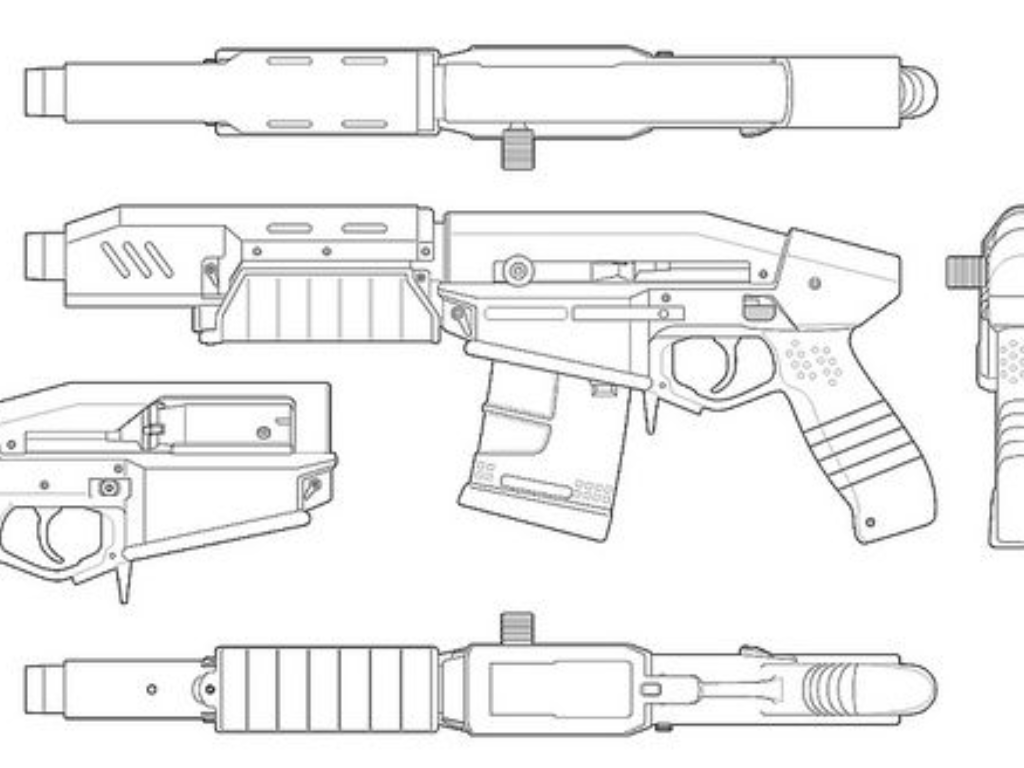 Cyberpunk 2077 оружие MILITECH crusher. Оружие из Cyberpunk 2077 чертежи. MILITECH m221 Saratoga. Крашер киберпанк 2077.