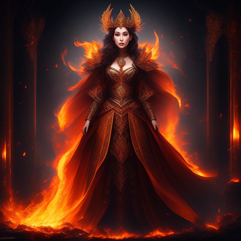 Fantasy Fire Queen