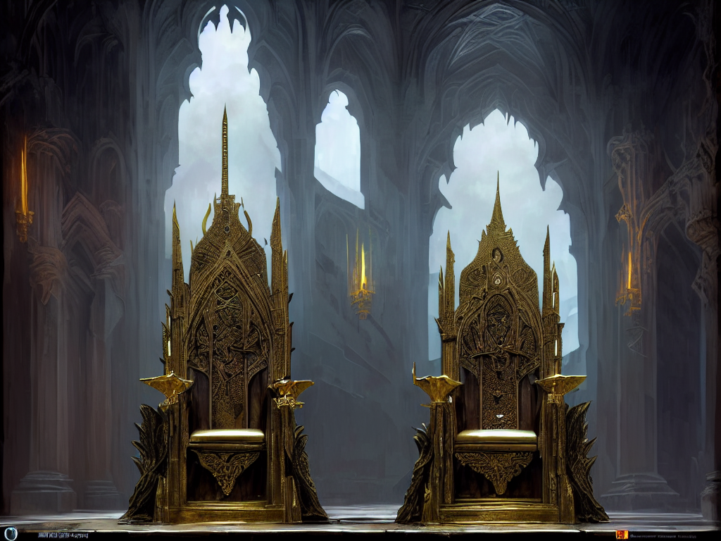 slim-goose802: large medieval fantasy throne medium room with large hall