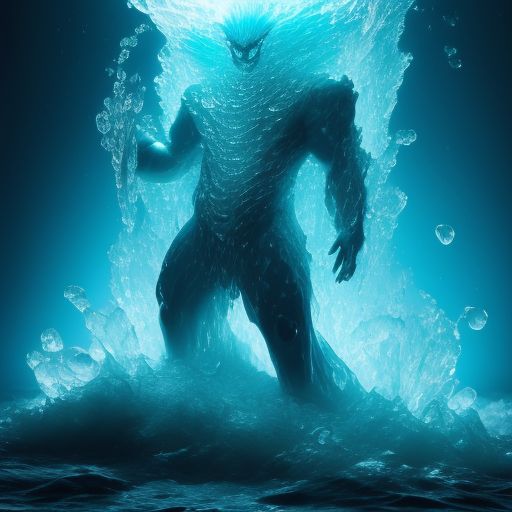 ample-ape77: full body dnd water elemental. a creature that embodies ...