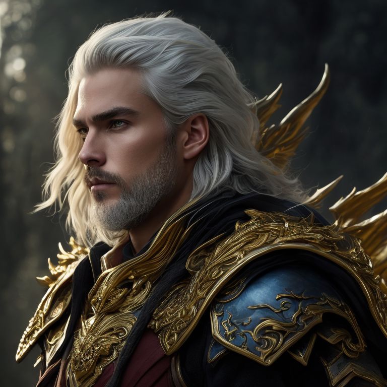 amusingslug623 Dragon rider ranger exuding a distinguished air from a