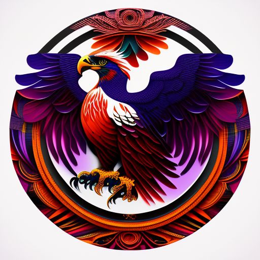 tribal mexican eagle logo