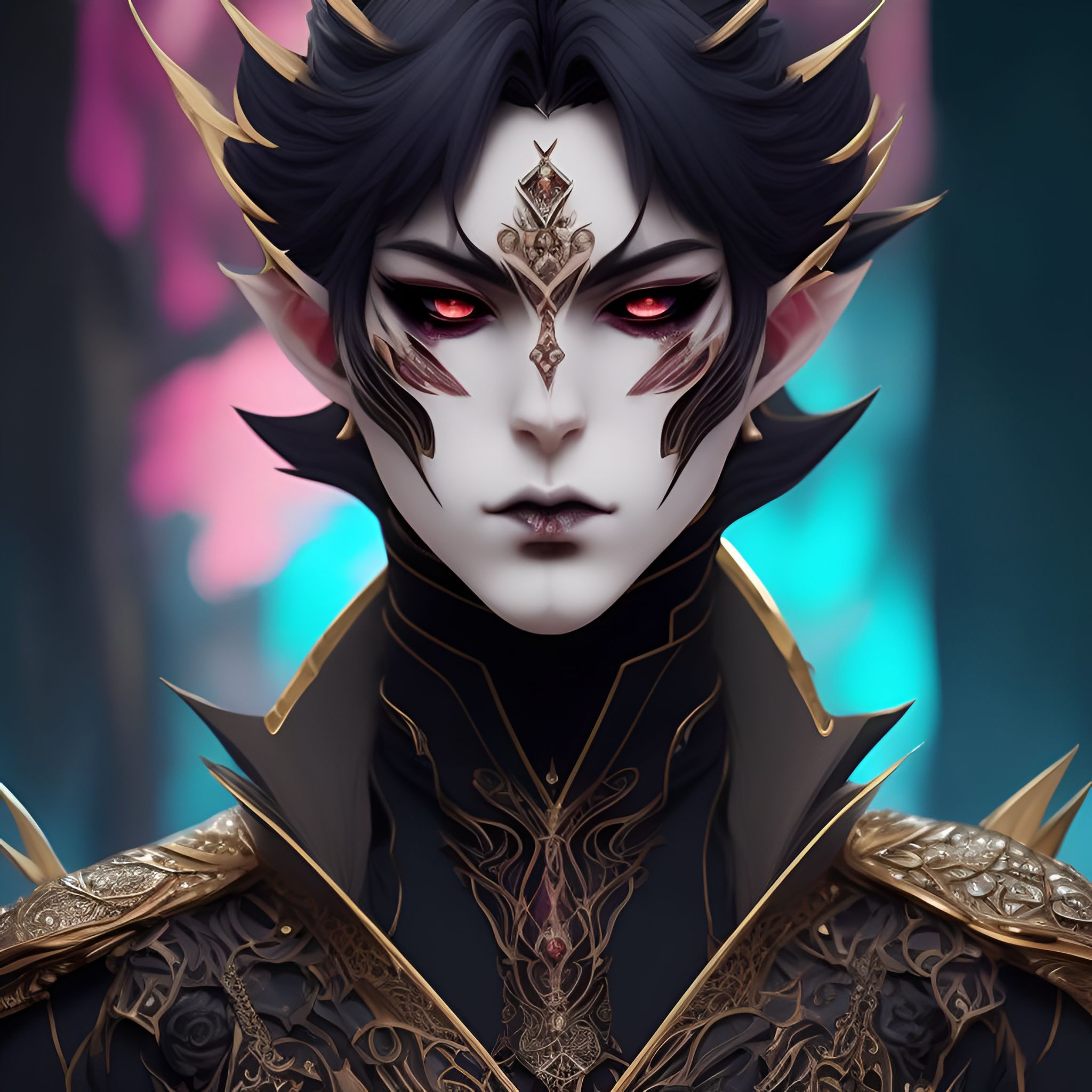 CamillaKr: flamboyant vampire, Fantasy, digital art, proportionate ...