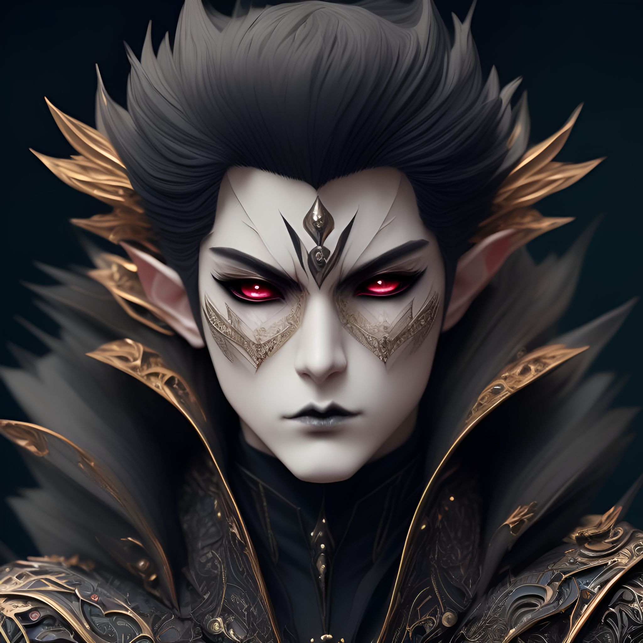 CamillaKr: flamboyant vampire, Fantasy, digital art, proportionate ...