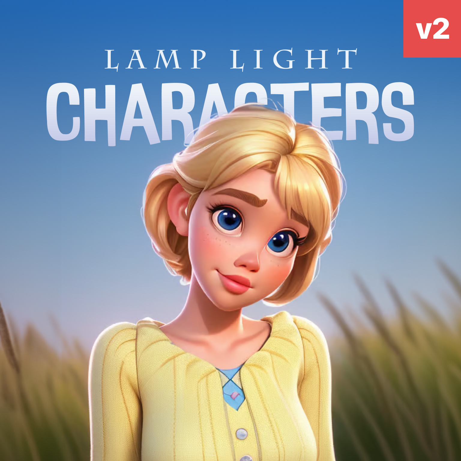 Lamp Light Characters v2 | PromptHunt Template