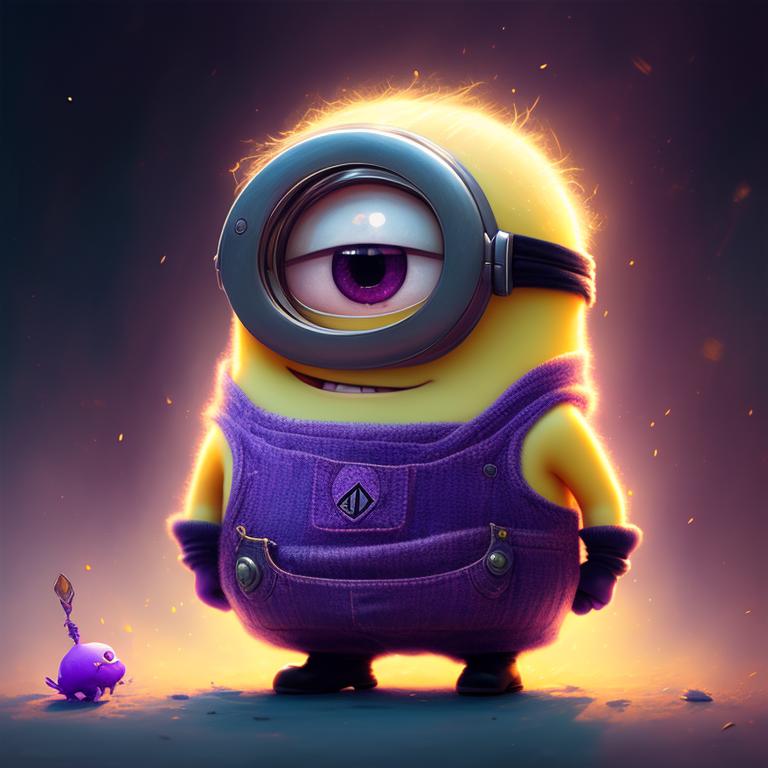 mad minion purple