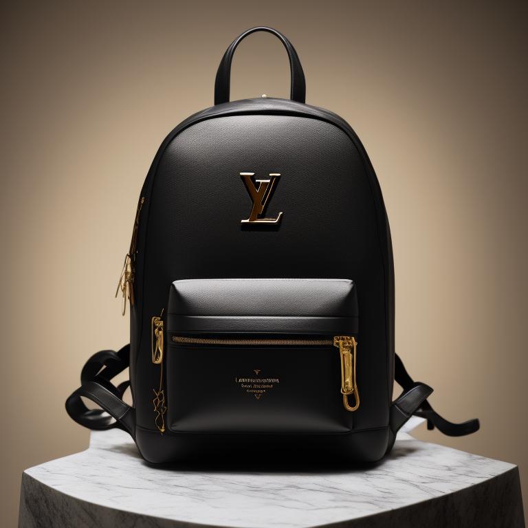 Max_Turbo: Backpacker's Ultra Luxury Leather Backpack Collection 2024 by LOUIS  VUITTON ( Leather marked by LV logo patterns ): Rainbow Shower