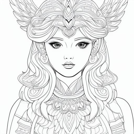 fine line coloring pages