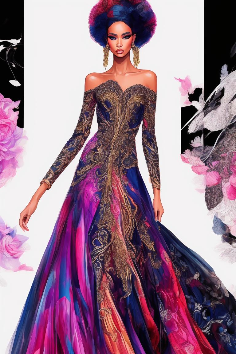 Alexander mcqueen fashion sketches sales