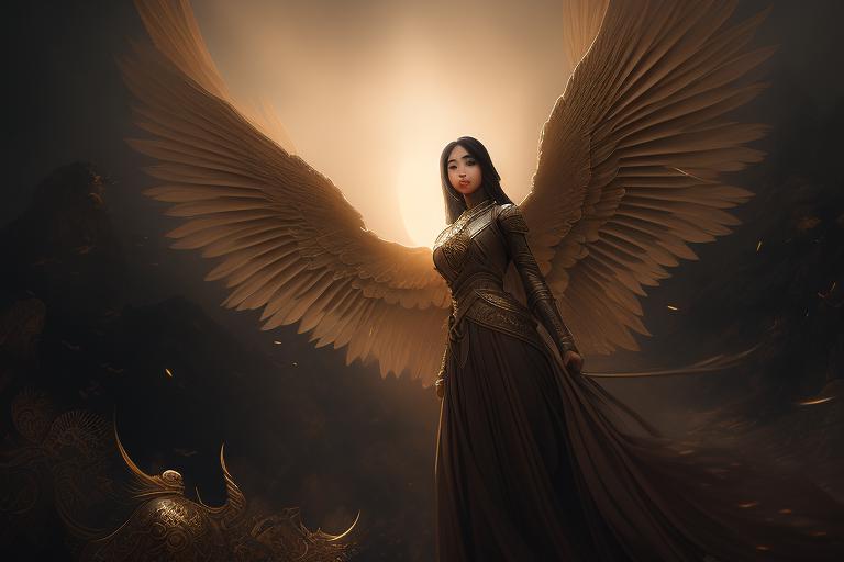 Female Guardian Angel Wallpaper