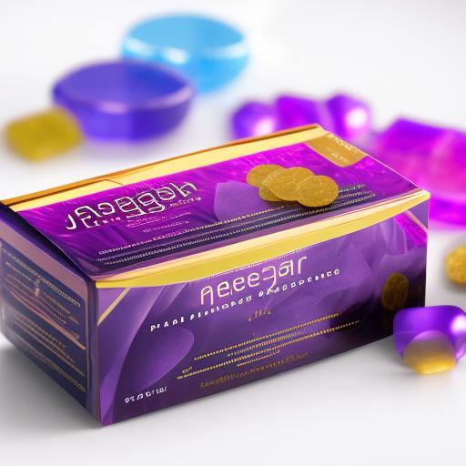 dustinholloway Bowl of Jolly Rancher candies, purple, with packaging.