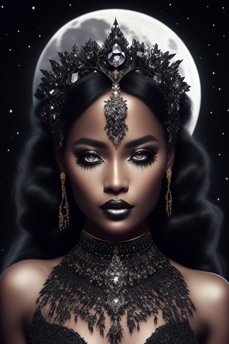 canine-crab5-beautiful-moon-goddess-wearing-beautiful-black-dress