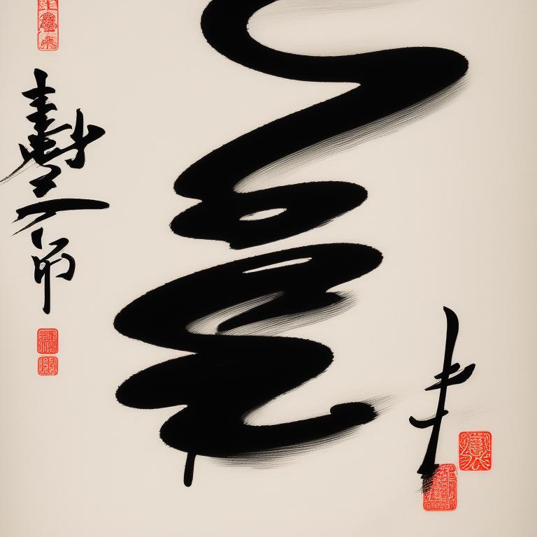 Max_Turbo: Japanese Calligraphy Art