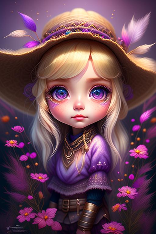 ArtStation - Chibi Female Hair Style 15