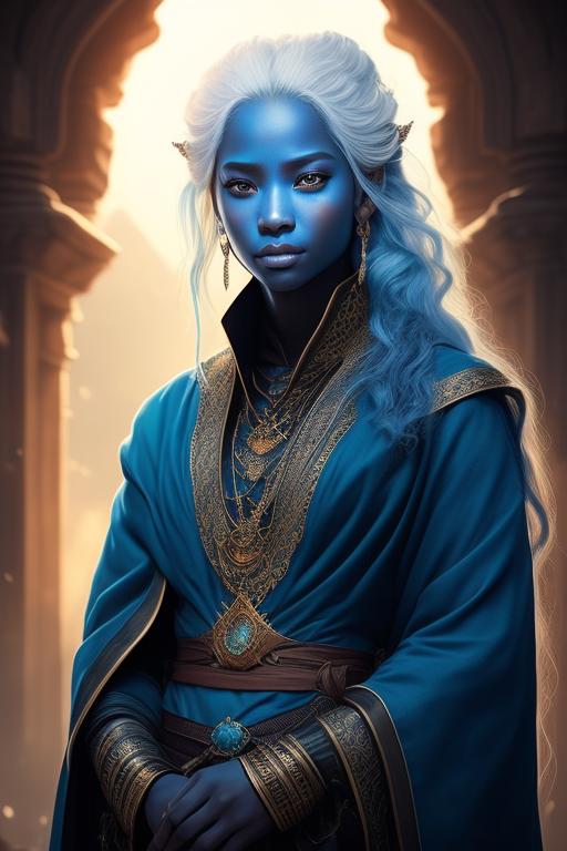 silverevermoore-a-fierce-blue-skinned-air-genasi-sorcerer-with