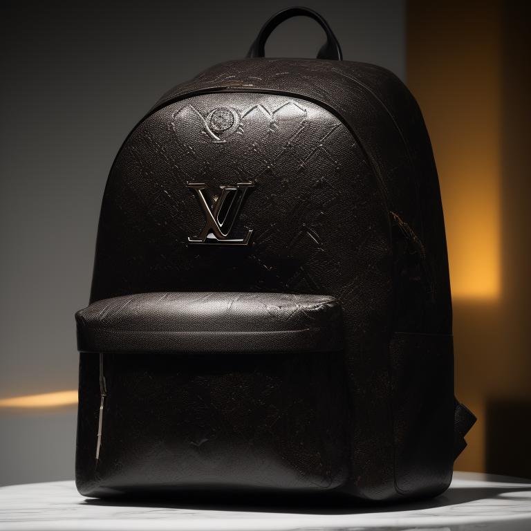 Max_Turbo: Backpacker's Ultra Luxury Leather Backpack Collection 2024 by LOUIS  VUITTON ( Leather marked by LV logo patterns ): Rainbow Shower