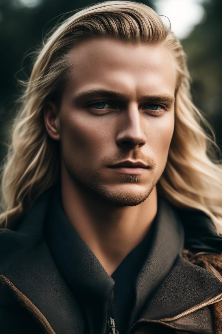 aryapratm: Erling Haaland, Marvel, Clean shave, Long hair blonde, Thor ...