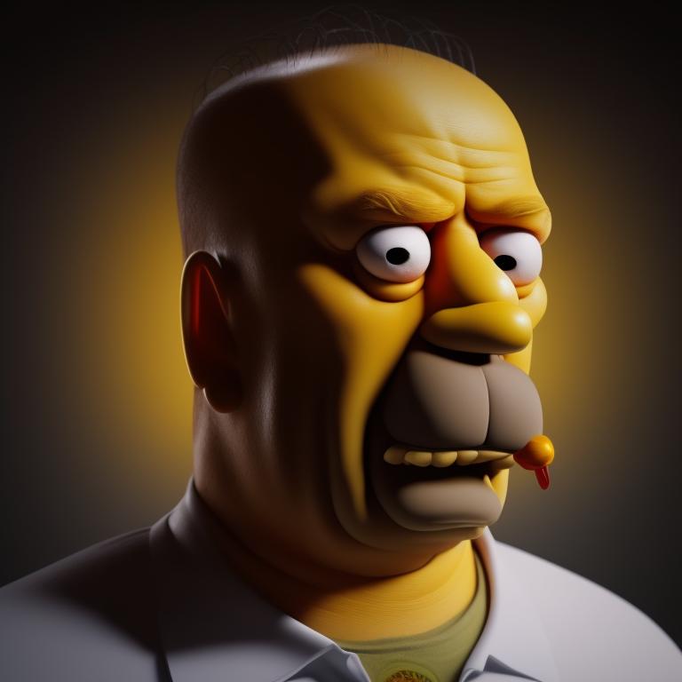 keiranhostead: Homer Simpson realistic