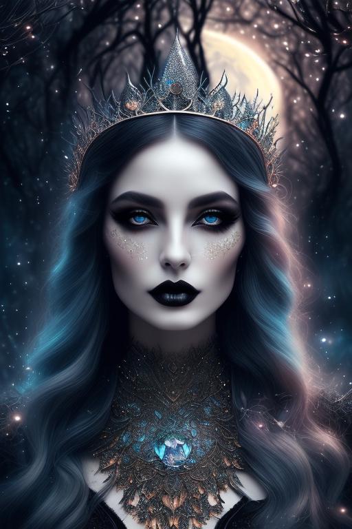 dead-manatee675: beautiful mystic witch, wear crystal crown, beautiful ...