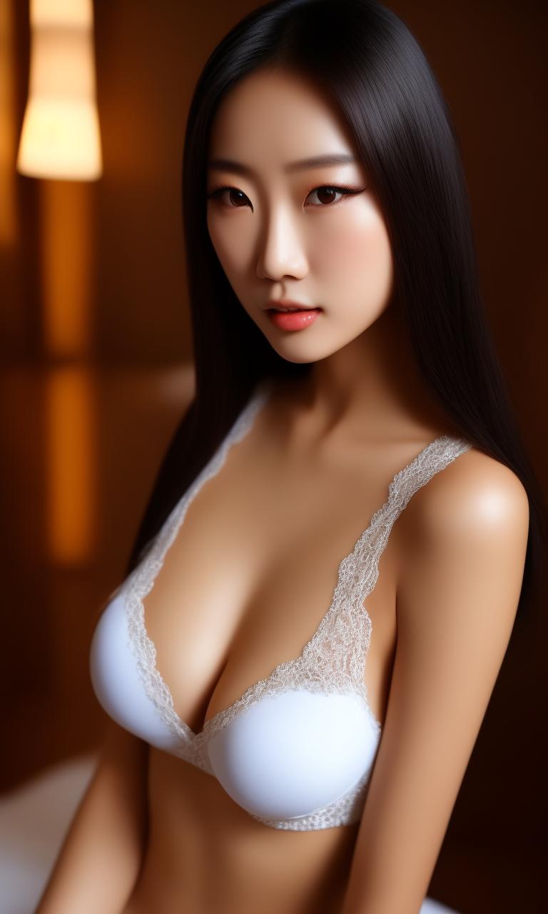 mediocre-fly525: model of Asian with beautiful face, talk with me in the  bedroom