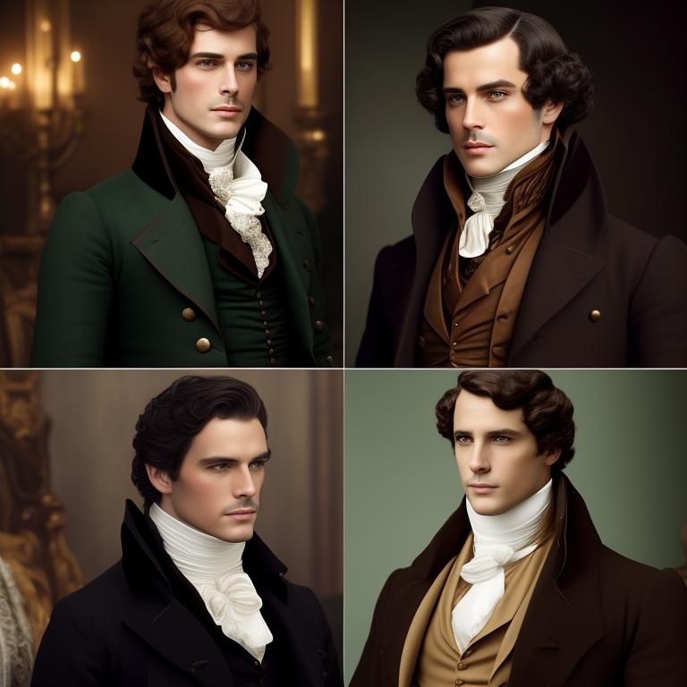 Lady Pagan 3 Middle Age Regency Men All Very Good Looking