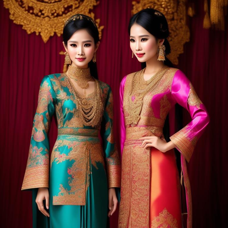 Modern thai silk dress hotsell