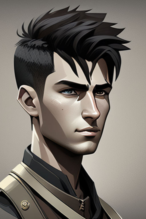 Jaya_Hess: Man a faux hawk. Young. 25 Soldier. Medieval. Pathfinder ...